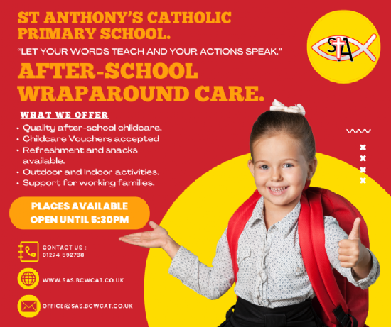 After School Wraparound Care- Now Open!